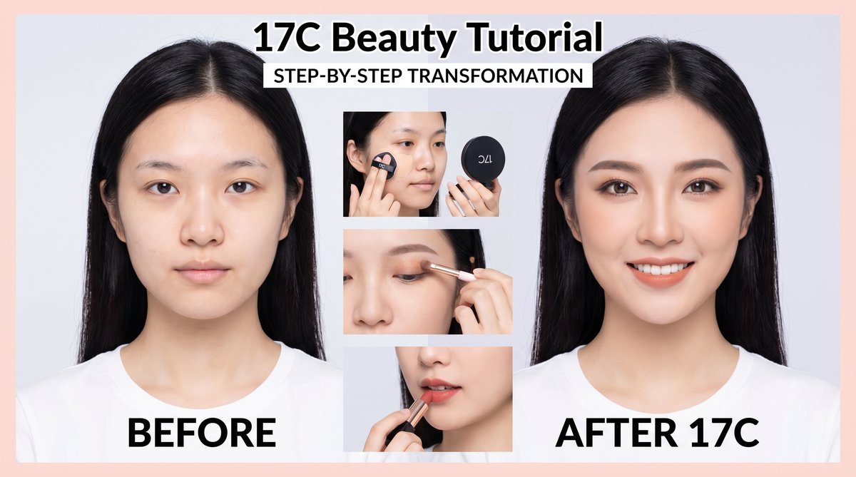 17C品牌美妆视频教程 - 零基础学化妆视频演示
